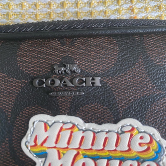 Coach Mickey House print square backpack - Picture 3 of 7